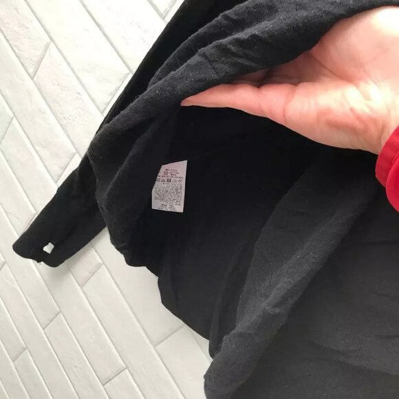 MASAHIKO MARUYAMA Mens Self-Lined Layer Black Sweater Knit Jersey Shirt, Size M - Picture 13 of 16